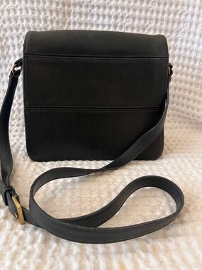 Vintage Coach Tribeca Flap Crossbody #9092 – Made in USA, Classic Leather